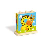 Wooden Animal Stacking Blocks Puzzle
