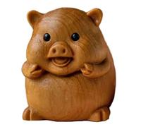 Wooden Animal Statue - Chinese Culture Sculpture, Chinese Culture Sculpture | Home Statue Decoration, Popular Culture Animal Figurine Ornament, Figure Desk Ornament