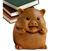 Wooden Animal Statue - Desktop Novelty Sculptures, Chinese Culture Sculpture | Decorative Home Statue Decor, Folk Culture Animal Figurine Ornament, Figurine Desktop Ornament for Home Desk