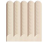 Wooden Arch Moulding - 24 Pieces Unfinished Trims, Decorative Craft Borders,DIY Edges | Creative Decoration Accessories For Christmas Wall Cabinet Shelves Window Doors Handmade Art