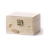 Wooden Aromatherapy Gift Box - (Empty But Can Hold 6 x 10ml Glass Bottles)