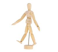 Wooden Artists Manikins 2pcs Articulated Schima Models