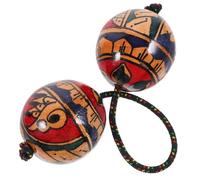 Wooden Aslatuas Rhythmic Ball Kashaka Shaker for Single Hand Use
