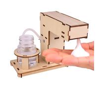 Wooden Assembly Model Kit: 5.5 X 5.1 Inches, Scientific Production Material Pack, Interactive Invention Set | Shower Home Office Lab Kindergarten Do