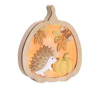 Wooden Autumn Lights,Light Up Fall Decorations LED Table Ornaments for Halloween Thanksgiving Harvest Fall Autumn Home Decor