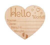 Wooden Baby Announcement Sign,Wooden Announcement Sign for Hospital | Sign, Baby Name Announcement Sign for Photo Prop Baby Shower Nursery