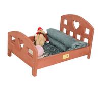 Wooden Baby Bed for Newborns Photography Vintage Posing Bed Miniature Crib Props for Newborns Photoshoots