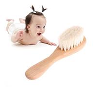 Wooden Baby Comb Woolen H Brush Care Kids Massage Baby For Baby's For Health Grooming Tools Windproof Men Yellow
