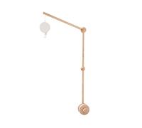 Wooden Baby Mobile Holder Height Adjustable Children's Room Bed Bell Holder DIY Baby Cradle Mobile Bed Bell Holder Arm Holder Changing Table Bed Bell Holder Hanging Bed Bells Toy