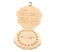 Wooden Baby Tooth Container for Keepsake Beige Dragon | My First Tooth, Kids Teeth Box, Tooth Keepsake Box, Child Teeth Keepsake Box, Practical Safe Design