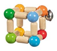 Wooden Baby Touch Ring Elastic Cube Toddler Development Sensory Accessory