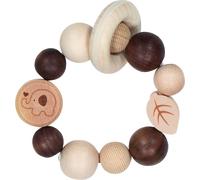 Wooden Baby Touch Ring Elastic Elephant Toddler Development Sensory Accessory