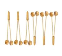 Wooden Back Massager Hammer for Pressure Point Relief, Ergonomic Grip | Rounded Edges and Corners, for Hands and Muscle Trigger Points, Home Use, Gym Bag Carry Random Color