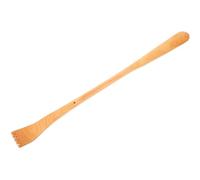Wooden Back Scratcher, 55x4x3cm Long Handle Itch Relief Tool | One-handed Design for Shoulders and Legs, Khaki Finish, Home Relaxation or Travel, Scratch without Assistance