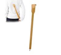 Wooden Back Scratcher, Long Handle Bamboo Back Massager | Natural Bamboo Material, Ergonomic Grip, For Home Office and Travel, Reaches Hard to Access Areas, Lightweight Design