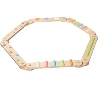 Wooden Balance Beam for Kids - Montessori Balance Board Toy for Toddlers, Indoor Obstacle Course to Build Coordination, Agility & Strength, Educational Gift for Boys & Girls