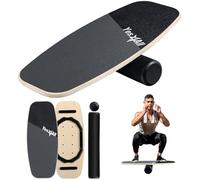 Wooden Balance Board with Roller and Ball Classic shape
