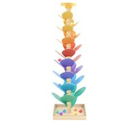 Wooden Ball Run, Musical Ball Track Toy, Interactive Learning Game 28.7 In | Rolling Ball Activity, Hands On Coordination Play, Encourages Motor Skills And Focus, Ideal For Preschool Classroom Home