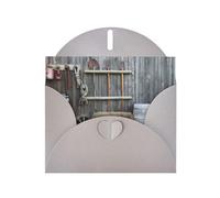 Wooden Barn Countryside Gray prints Greeting Cards 6x4-inch with Envelope | Perfect for writing greetings and thank-you notes