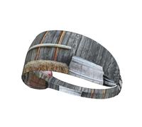 Wooden Barn Countryside Print Sports Headbands For Men Women, Moisture Wicking Sweat Band Elastic Wide Hair Bands,For Running, Cycling, Basketball, Gym Exercise, Football