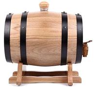 Wooden Barrel for Whiskey - 3 Liter Oak Barrel - for The Whiskey Lover - Perfect Birthday Present