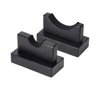 Wooden Baseball Bat Holder - 1 Pair Heavy Duty Baseball Bat Storage Rack | Soft Lined Display Stand for Desk, Windowsill or Shelf, Multi-Function Organizer