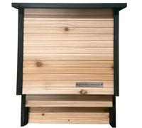 Wooden Bat Box for UK Bats Pipistrelle Bat House for Garden Trees Walls Posts Safe Roosting Space Bat Box Facing South or Southeast Supports Native Bat Species Natural Insect Control