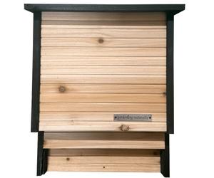 Wooden Bat Box for UK Bats Pipistrelle Bat House for Garden Trees Walls Posts Safe Roosting Space Bat Box Facing South or Southeast Supports Native Bat Species Natural Insect Control