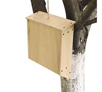 Wooden Bat Boxes - Bat Houses, Nesting Quarters | Wooden Bat House Kit for Outside Garden, Weatherproof Shelter Untreated Bat House Nesting Box for Summer and Winter Quarters