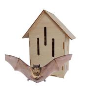 Wooden Bat House for the Garden Animal Habitat