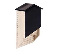 Wooden Bat House - Outdoor Bat House, Reusable Wooden Bat Nest | Natural Bat Habitat with Hibernation Rooms, Perfect for Jardi