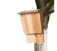 Wooden Bat House - The Complete Bat House | Insect Nest For Gardens | Bat Box For Outdoors | Wooden Bat House Outside 'Habitat House - Hotel Can