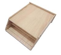 Wooden Bat Houses - Solid Weatherproof Wooden Bat House Shelter | Bat Conservation Shelter, Outdoor Bat Houses, Weatherproof Screwed Untreated Bat House, Sturdy Bat Nesting Box for Home Garden