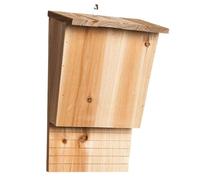 Wooden bat shed - weatherproof bat house that can be installed outdoors, large bat box | bat shelter for jay elephants