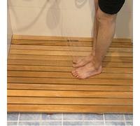 wooden bath mat, Bamboo Bath Mat Red Cedar Wood Multiple Sizes(70x120cm/28x47in)