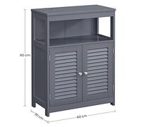 Wooden Bathroom Floor Cabinet
