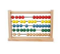 Wooden Bead Abacus Counting Number Frame Learning Maths Toy Made Age 2+ of Real Wood