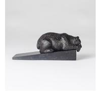 Wooden Bear Doorstopper Heavy Door Wedge Shabby Chic Animal Stopper Stop Gift