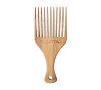 Wooden Beard Pick - Natural Grain Tool Article, Facial Growth Grooming Device | Solid Material Feature, Knot Release, Personal Care Usage Areas, Coarse Fibre Management