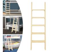 Wooden Bed Ladder, 2 Step Space-Saving Bunk Bed Ladder, 220lbs Capacity, Durable 0.8'' Thick Design for Dorms and Hotels