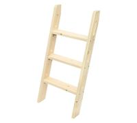 Wooden Bed Ladder, 2 Step Space-Saving Bunk Bed Ladder, 220lbs Capacity, Durable 0.8'' Thick Design for Dorms and Hotels