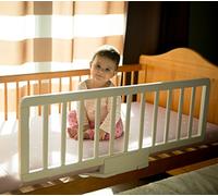 Wooden Bed Rail White