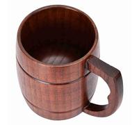 Wooden Beer Cup Water Drinking Cup for Home Use, Natural Lightweight for Tea Drinkers