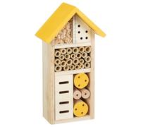 Wooden Bees Hotel Spacious Bug Hotel for Bees, Buterfly, Insect Weather Resistent Hanging Bee Hotel Wooden Bees Hotel for Garden Bug Shelter Nest Box Gardening Habitat