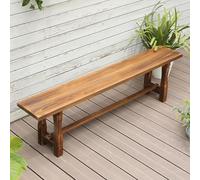 Wooden Bench for Indoor Seating - Rustic Farmhouse Design for Kitchen, Dining Room, Entryway, and Living Room Decor