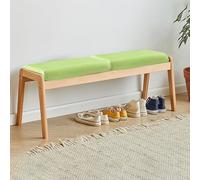 Wooden Bench with Upholstered Seat for Indoor Use - Entryway, Living Room, Dining Room, and Kitchen Seating Solution