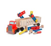 Wooden Big Rig Truck Building Set for 3 years+ - Melissa & Doug
