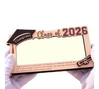 Wooden Bill Holder for Diploma | Collectable and Practical Party Organizer | Wooden Bill Box for Diploma for High School Students University Students Bachelors Sons