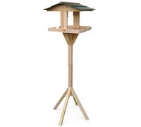 Wooden BIRD FEEDER, freestanding feeder on a leg 116x30x30cm
