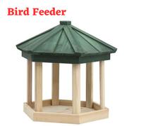 Wooden Bird Feeder Table Hanging Outdoor Feeding Station Garden Birds Wildlife